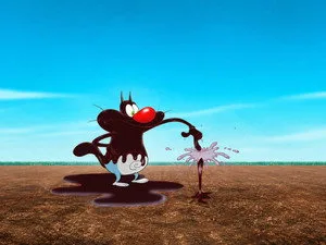 Oggy ve Hamam Böcekleri 2. sezon 11. bölüm görseli