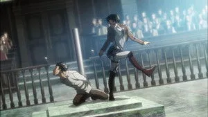 Attack on Titan 1. sezon 14. bölüm görseli