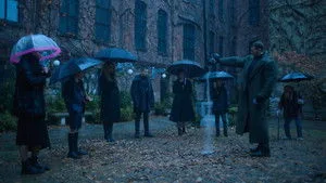 The Umbrella Academy 1. sezon 1. bölüm görseli