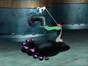 Oggy ve Hamam Böcekleri 3. sezon 3. bölüm görseli