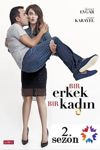 1 Erkek 1 Kadın 2. sezon posteri