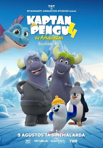 Kaptan Pengu ve Arkadaşları 4: Buzuldaki Sır (2024) posteri