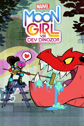 Marvel Moon Girl ve dev dinozor (2023) posteri
