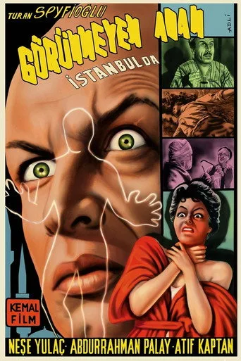 Görünmeyen Adam İstanbul'da (1955) posteri