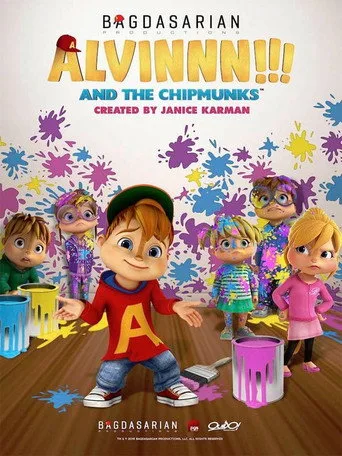 Alviiin!!! Ve Sincaplar 5. sezon posteri