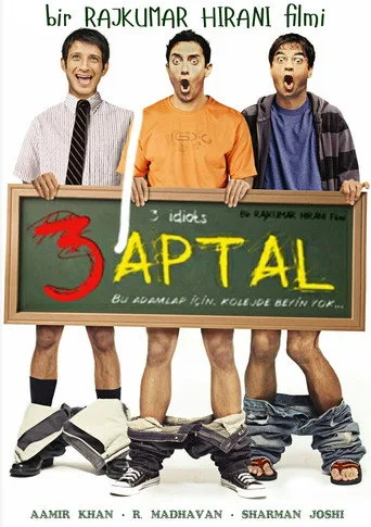 3 Aptal (2009) posteri