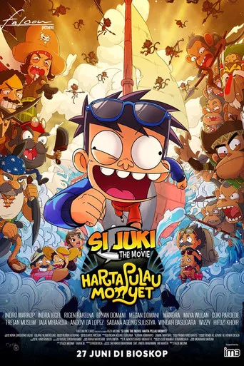 Si Juki the Movie: Harta Pulau Monyet (2024) posteri