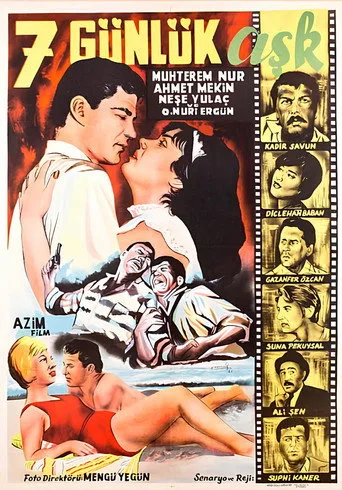 Yedi Günlük Aşk (1962) posteri