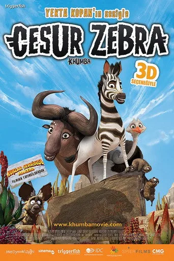 Cesur Zebra (2013) posteri