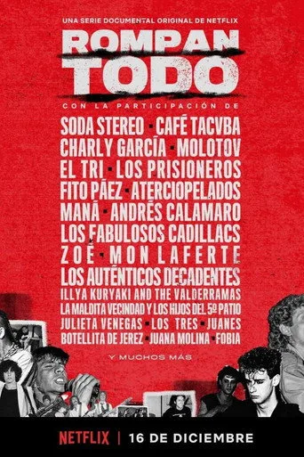 Rompan todo: La historia del rock en América Latina 1. sezon posteri