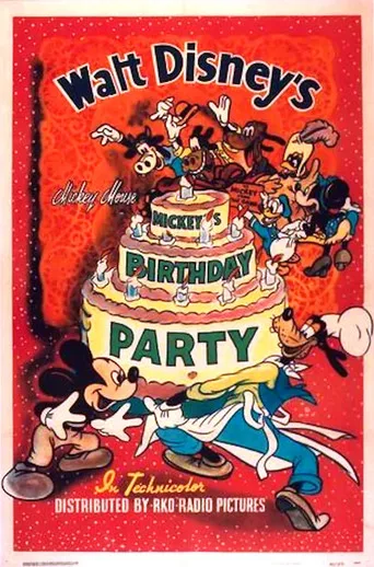 Mickey'nin Doğum Günü Partisi (1942) posteri