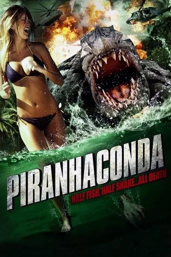 Piranhaconda (2012) posteri