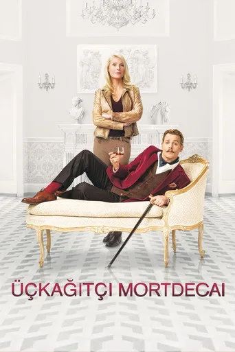 Üçkağıtçı Mortdecai (2015) posteri