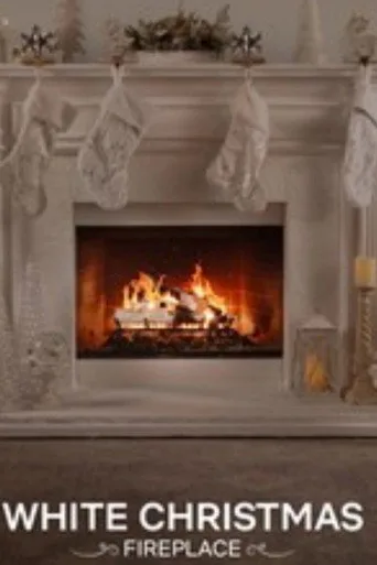 White Christmas Fireplace (2024) posteri