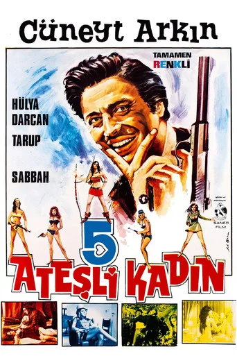Beş Ateşli Kadın (1969) posteri
