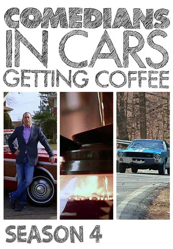 Comedians in Cars Getting Coffee 4. sezon posteri