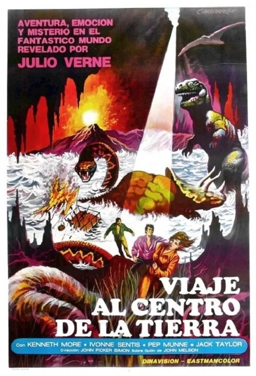 Viaje al centro de la Tierra film posteri