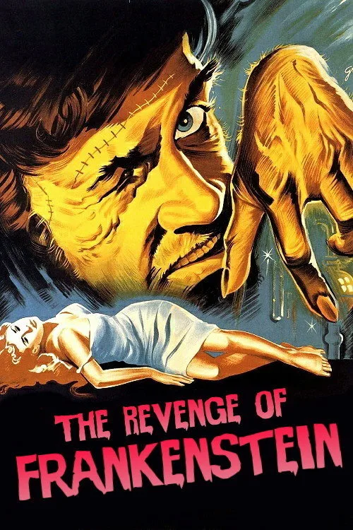 The Revenge of Frankenstein film posteri