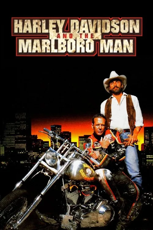 Harley Davidson ve Marlboro Adam film posteri