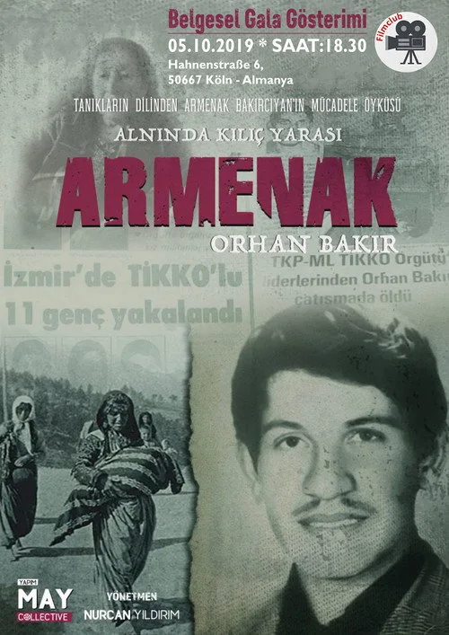 Alnında Kılıç Yarası: Armenak - Orhan Bakır film posteri