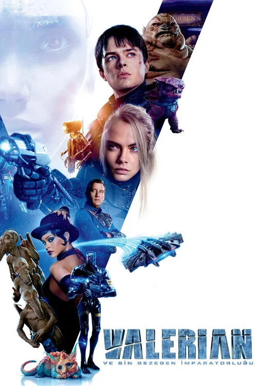 Valerian ve Bin Gezegen İmparatorluğu film posteri