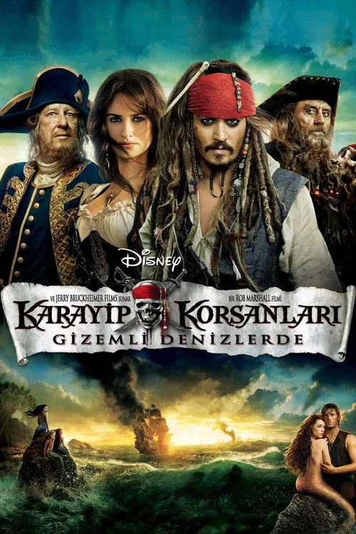 Karayip Korsanları: Gizemli Denizlerde film posteri
