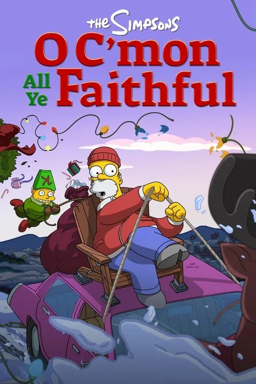 The Simpsons: O C'mon All Ye Faithful film posteri