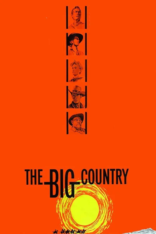 The Big Country film posteri