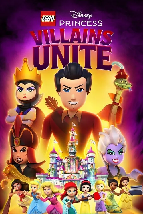 Lego Disney Prenses: Kötüler Birleşiyor film posteri