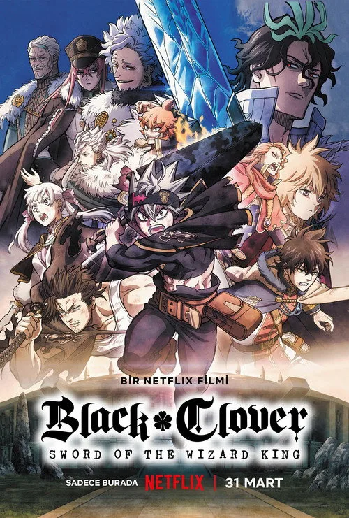 Black Clover: Sword of the Wizard King film posteri