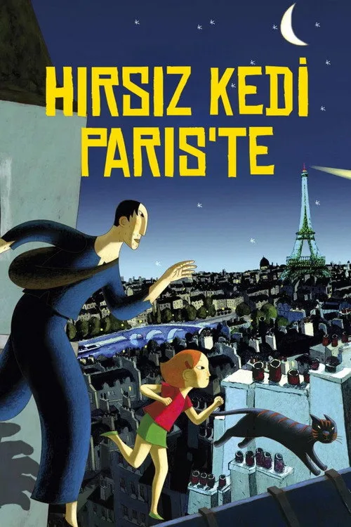 Hırsız Kedi Paris’te film posteri
