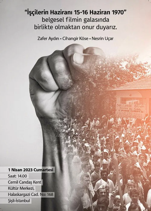 İşçilerin Haziranı 15-16 Haziran 1970 film posteri