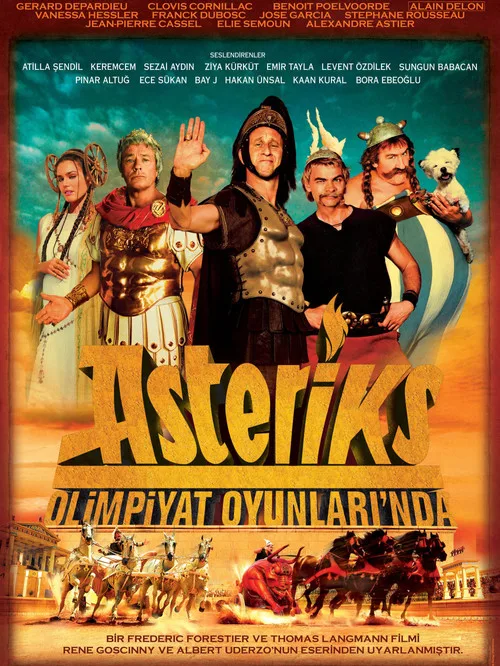 Asteriks Olimpiyat Oyunları'nda film posteri