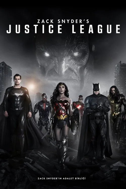 Zack Snyder'ın Adalet Birliği film posteri