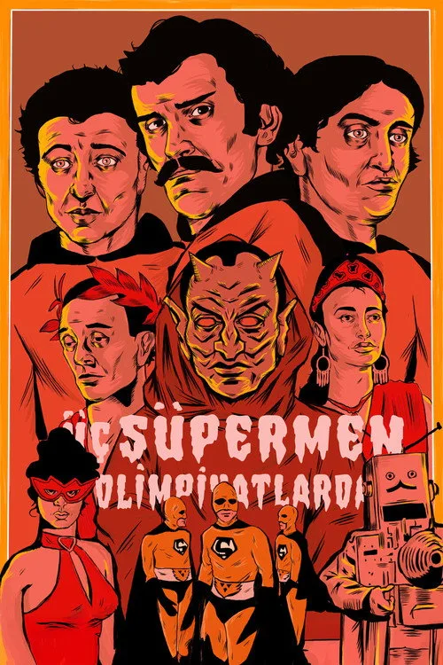 Üç Süpermen Olimpiyatlarda film posteri