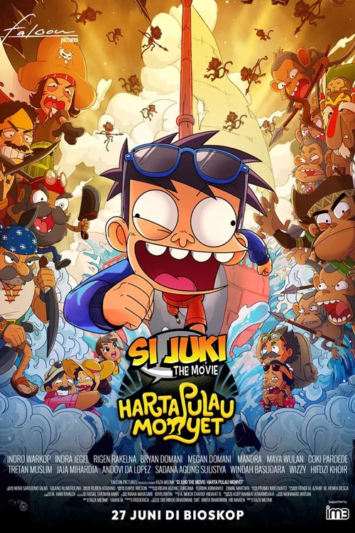 Si Juki the Movie: Harta Pulau Monyet film posteri