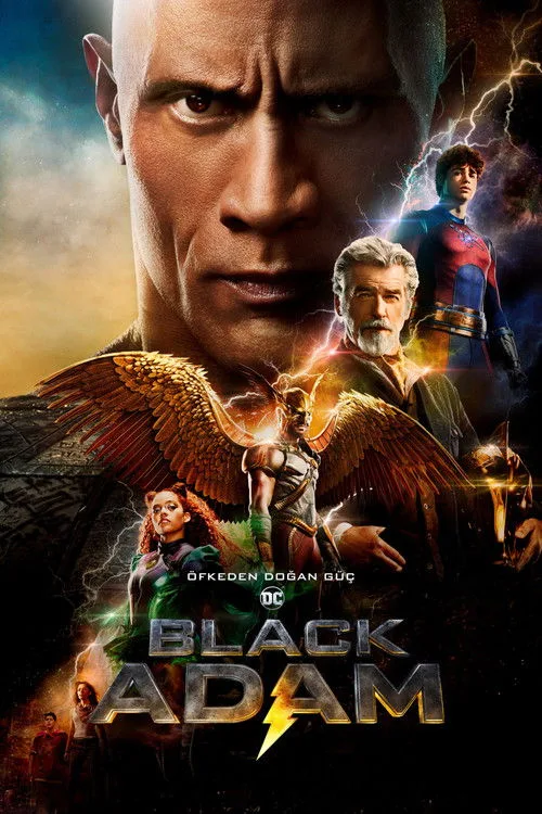 Black Adam film posteri