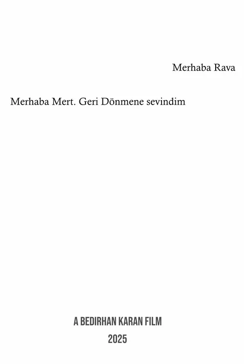 RAVA: Yapay Bir Dostluk film posteri
