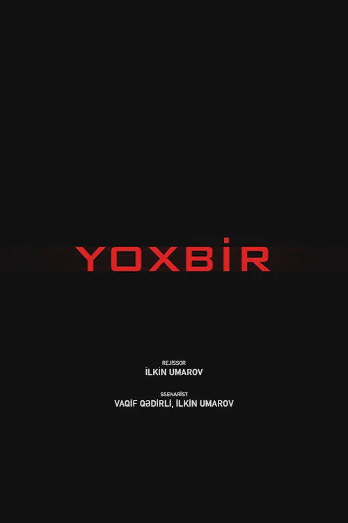 Yox Bir dizi posteri