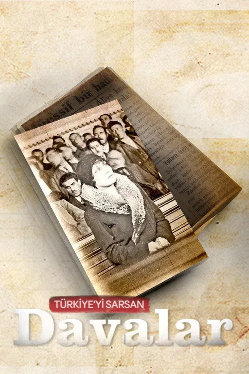 Türkiye'yi Sarsan Davalar dizi posteri