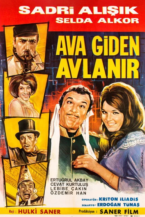 Ava Giden Avlanır film posteri