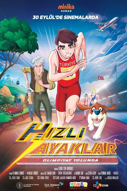 Hızlı Ayaklar - Olimpiyat Yolunda film posteri
