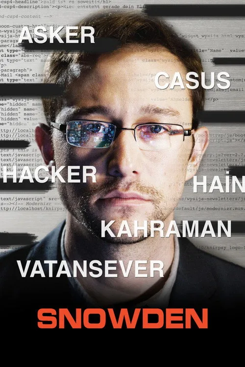 Snowden film posteri