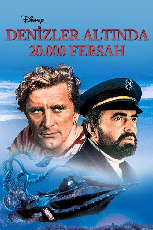 Denizin Altında 20.000 Fersah film posteri