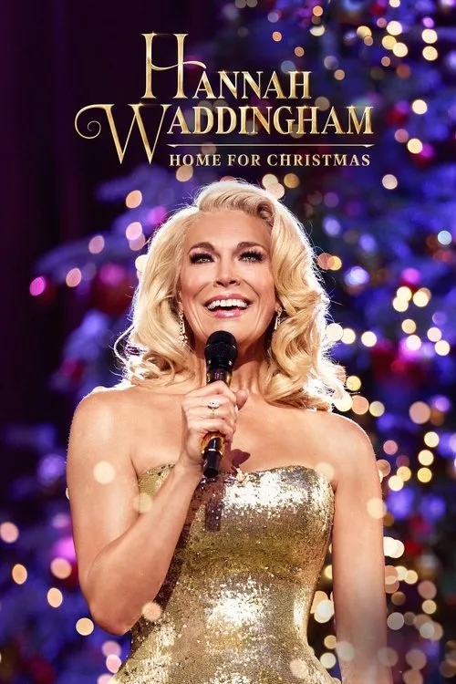 Hannah Waddingham: Home for Christmas film posteri