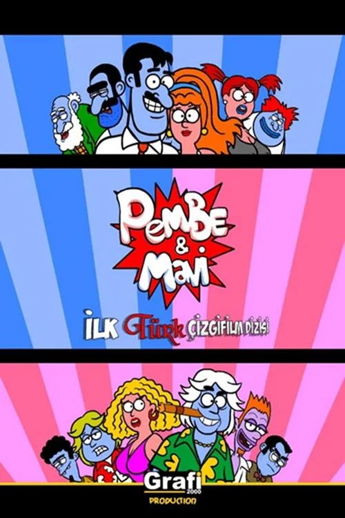 Pembe ve Mavi dizi posteri