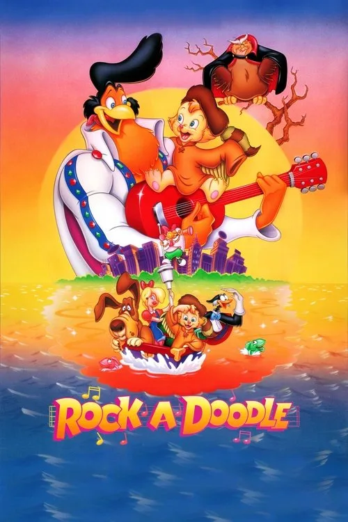 Köpek ve Arkadaşlarının Yeni Maceraları./ Rock-A-Doodle film posteri