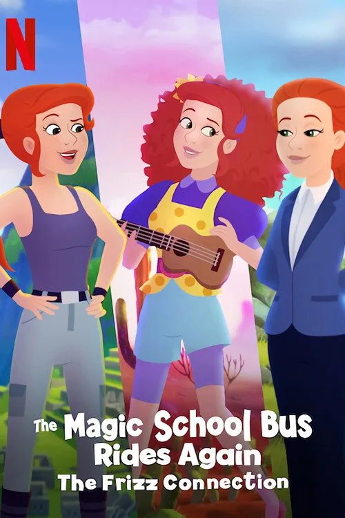Sihirli Okul Otobüsü Yeniden Yollarda: Üç Frizzle Birden film posteri