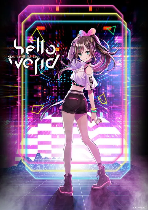 Kizuna AI 1st Live "hello, world" film posteri
