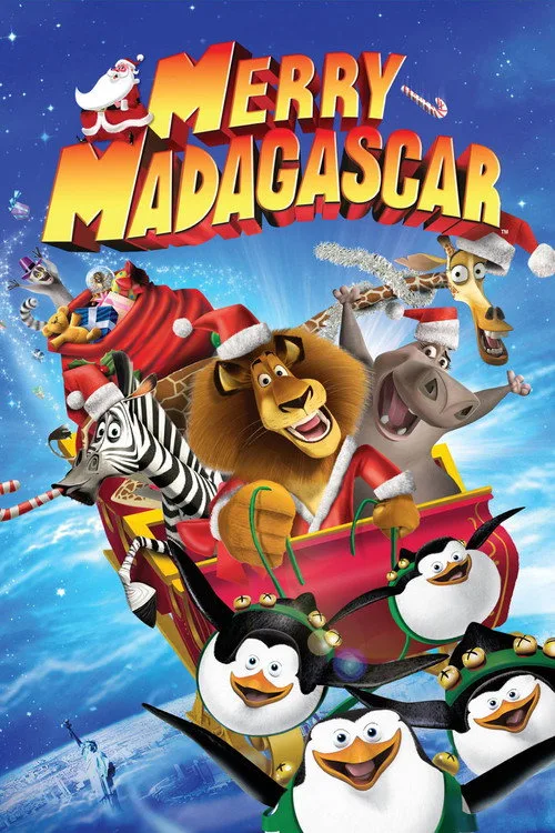 Neşeli Madagascar film posteri